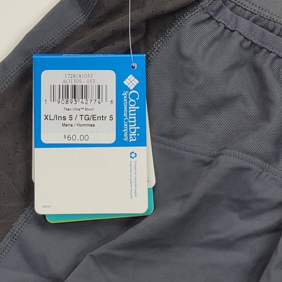 Columbia Montrail Titan Ultra Shorts Mens XL - Picture 3 of 8